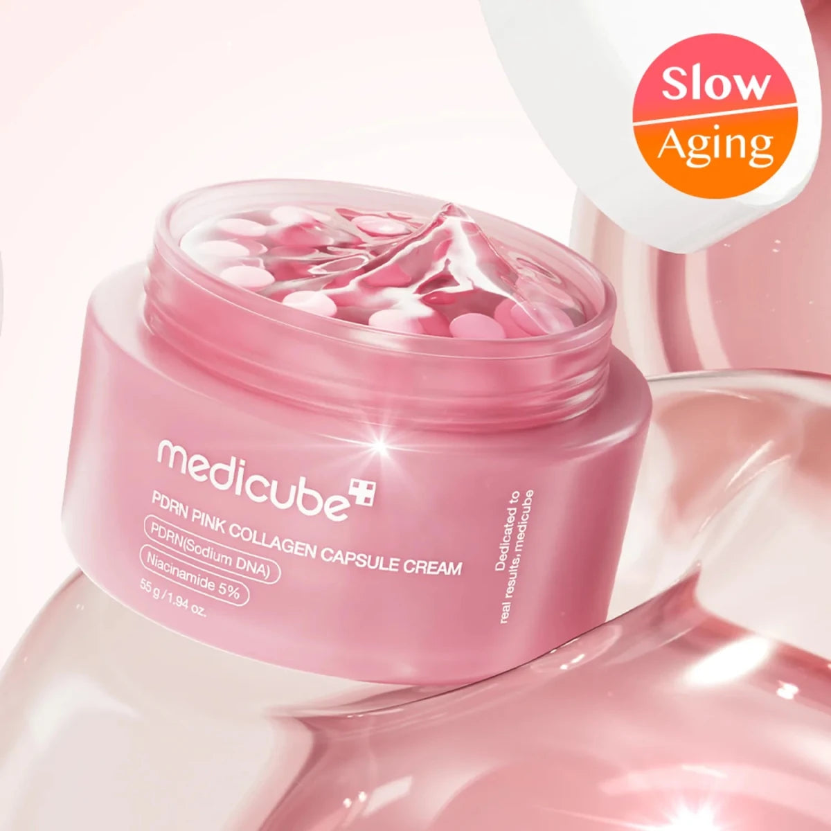 Medicube PDRN Pink Collagen Capsule Cream 55g Lakinza K-beauty