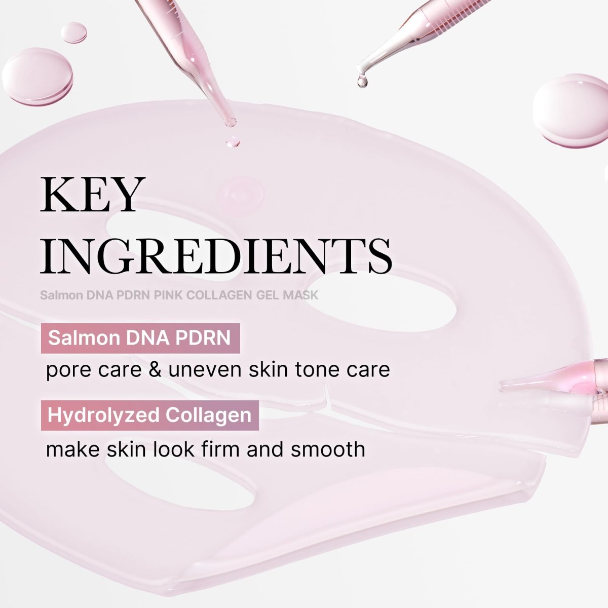 medicube PDRN Pink Collagen Gel Mask 28g - 1PC Lakinza K-beauty