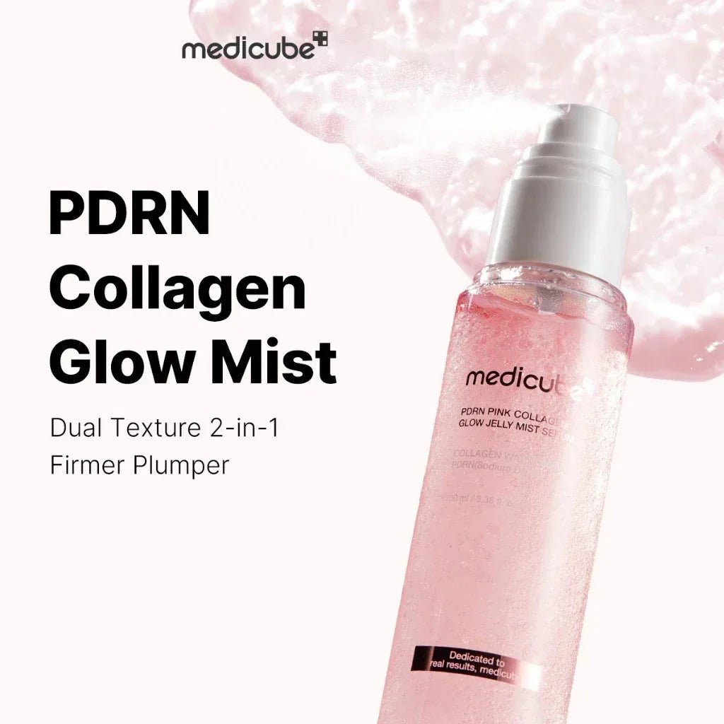 medicube PDRN Pink Collagen Glow Jelly Mist Serum 100ml Lakinza K-beauty