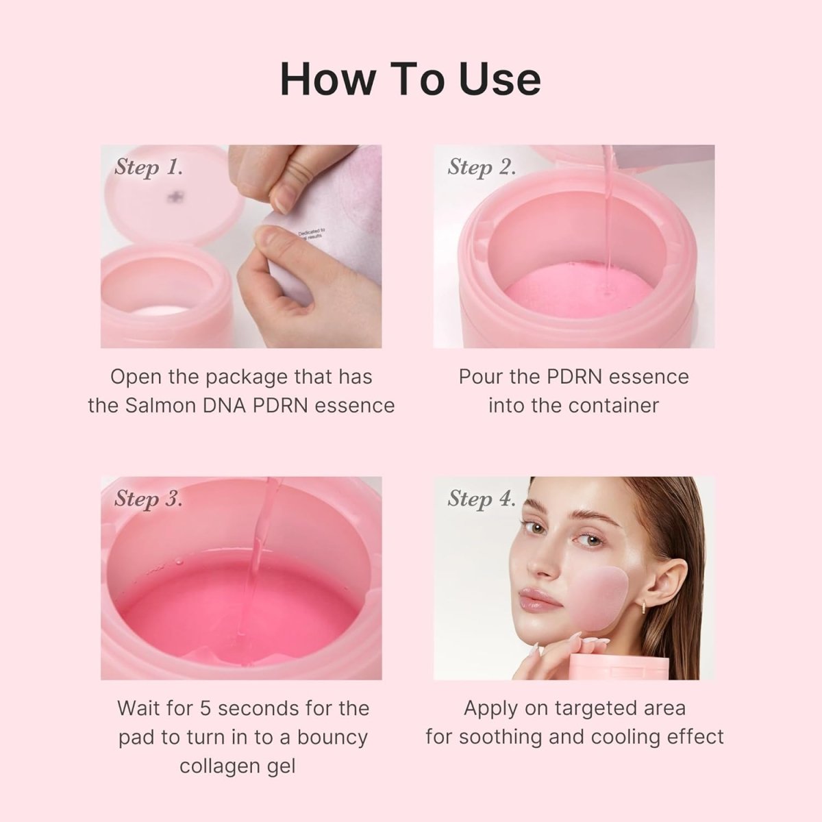 Medicube PDRN Pink Collagen Toning Gel Toner Pad 120ml / 70pads | Lakinza K - beauty Canada