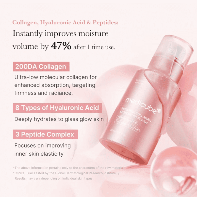 Medicube PDRN Pink Exosome Shot Serum 2000 30ml Lakinza K-beauty