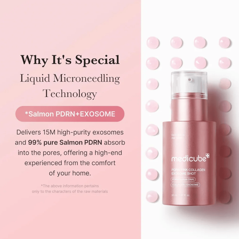 medicube PDRN Pink Exosome Shot Serum 7500 30ml | Lakinza K - beauty Canada