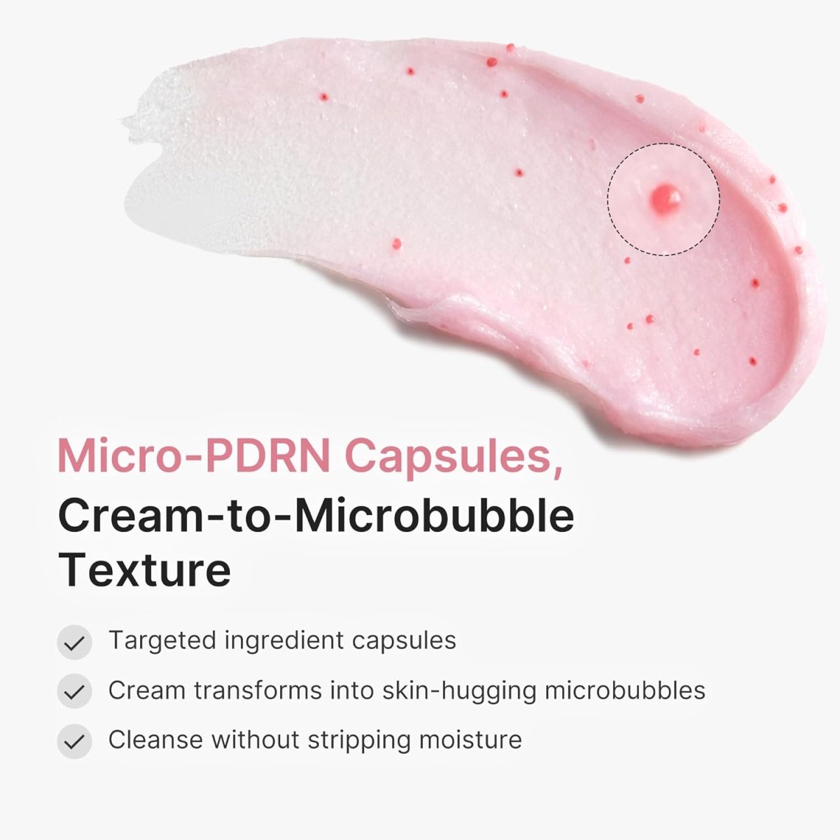 Medicube PDRN Pink Glutathione Capsule Cleansing Foam 120g | Lakinza K - beauty Canada