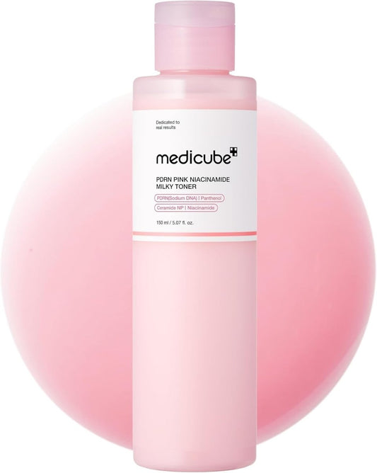 Medicube PDRN Pink Niacinamide Milky Toner 150ml | Lakinza K - beauty Canada