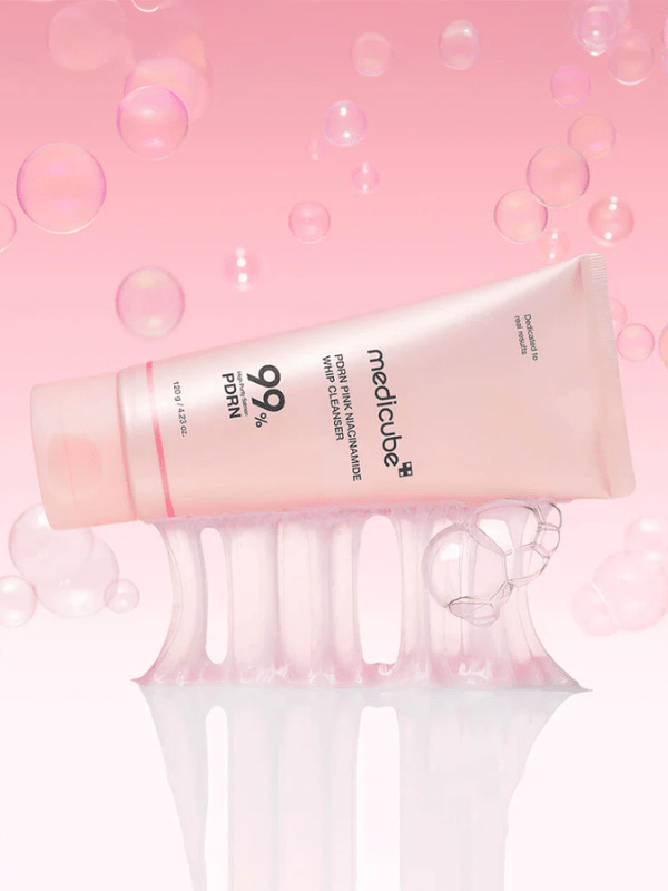 medicube PDRN Pink Niacinamide Whip Cleanser 120g | Lakinza K - beauty Canada