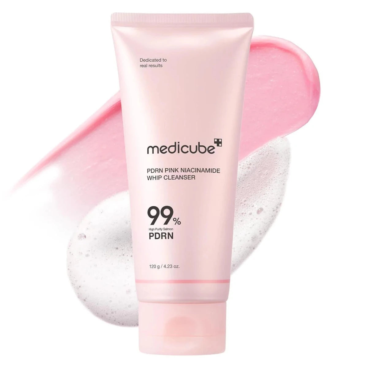 Medicube PDRN Pink Niacinamide Whip Cleanser 120g Lakinza K-beauty
