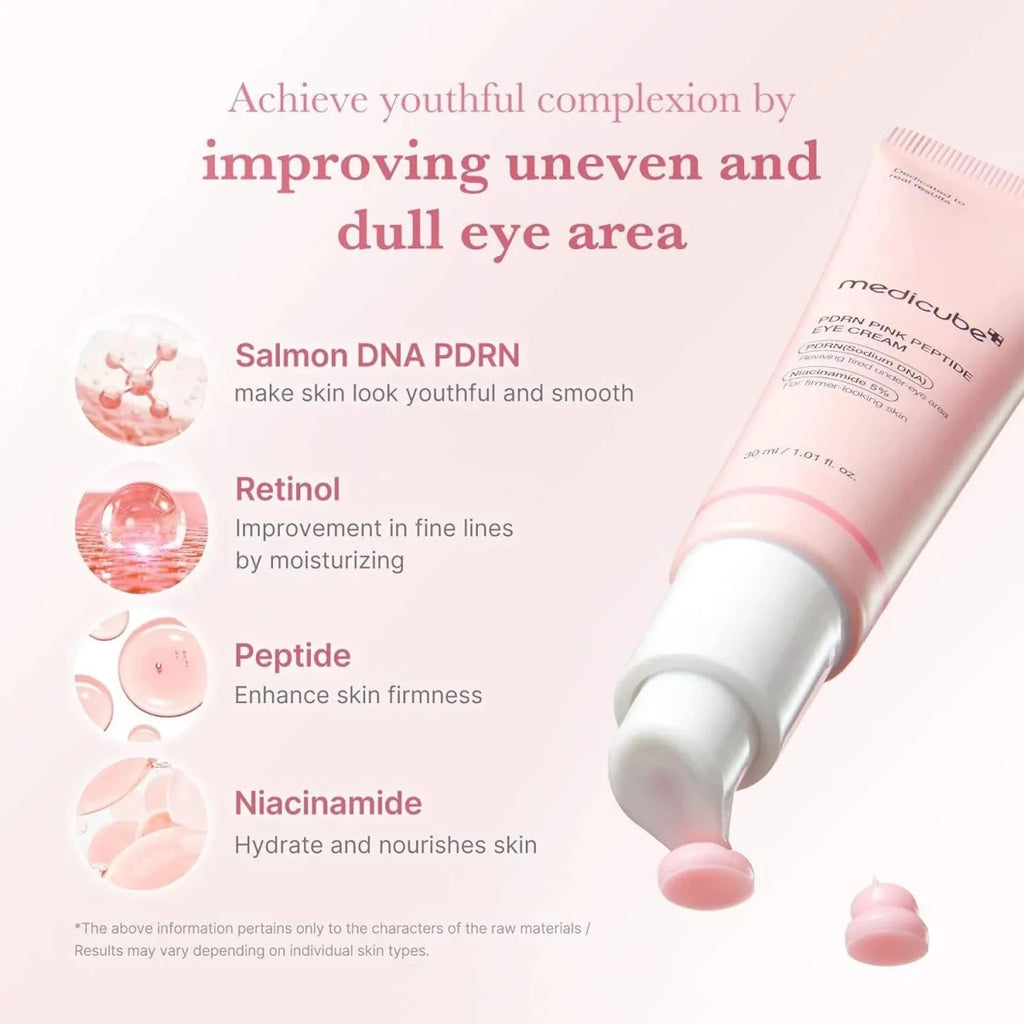 Medicube PDRN Pink Peptide Eye Serum 30ml | Lakinza K - beauty Canada
