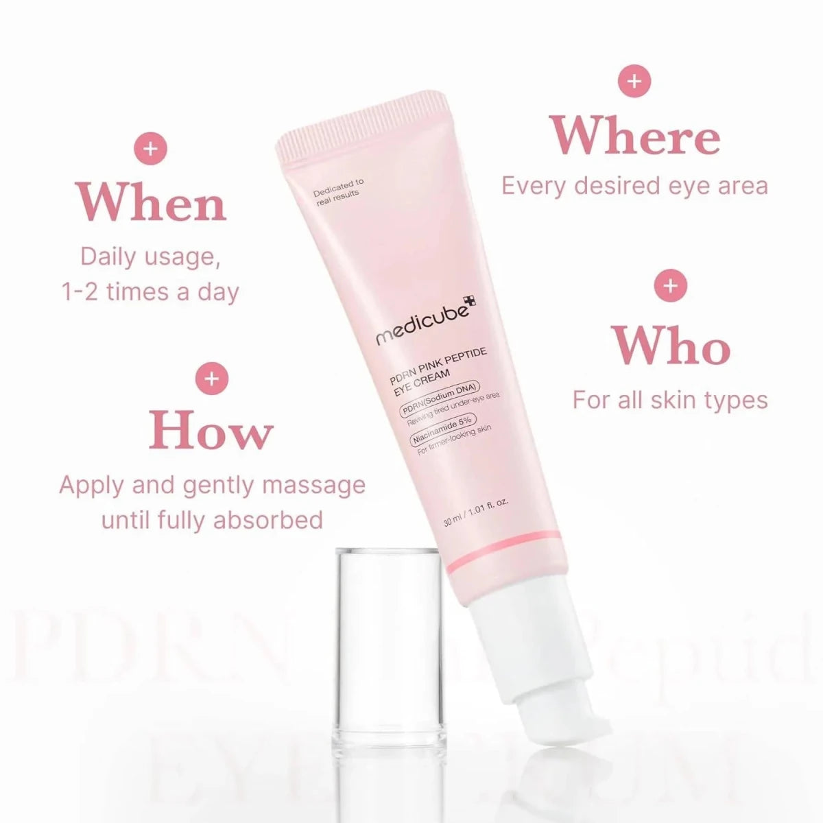 Medicube PDRN Pink Peptide Eye Serum 30ml | Lakinza K - beauty Canada