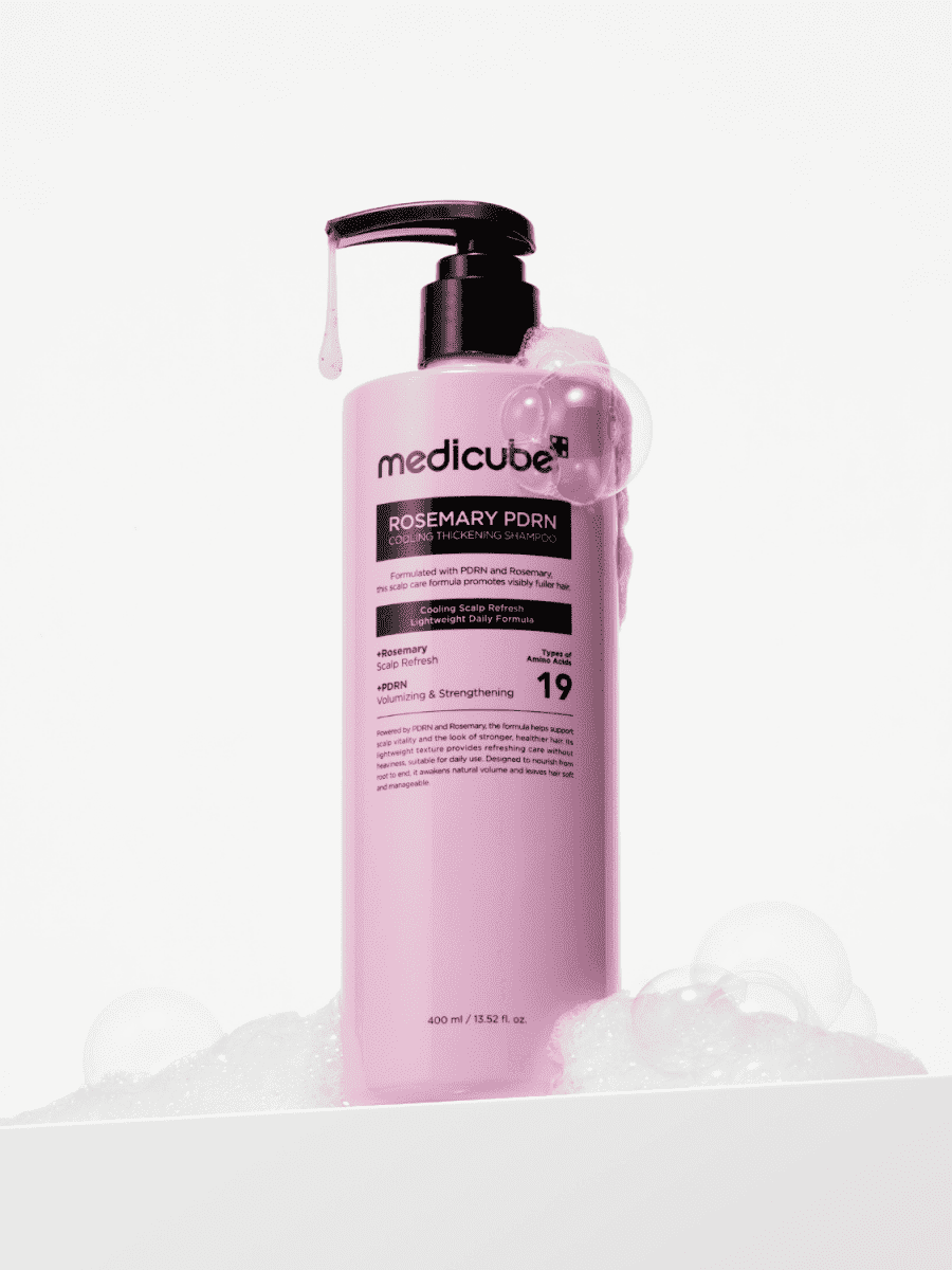Medicube Rosemary PDRN Cooling Thickening Shampoo 400ml Lakinza K-beauty
