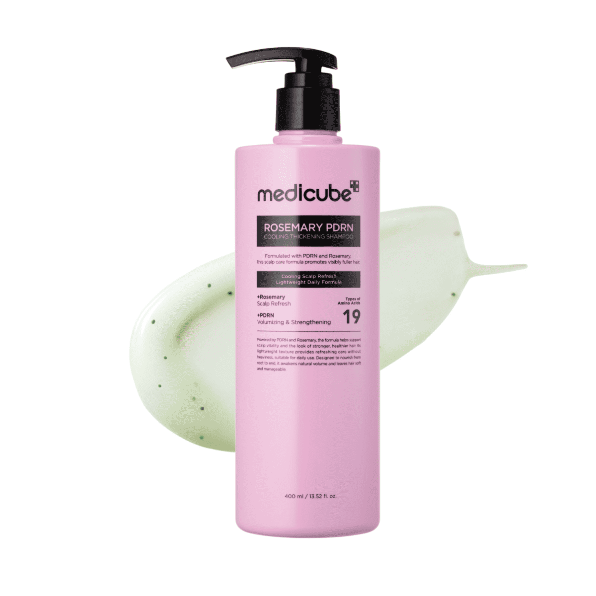 Medicube Rosemary PDRN Cooling Thickening Shampoo 400ml Lakinza K-beauty