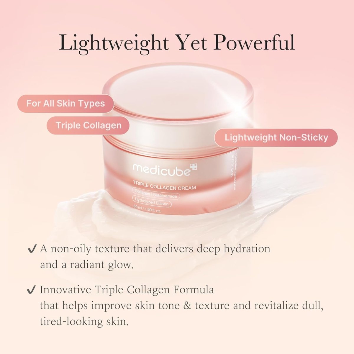 Medicube Triple Collagen Cream 50ml | Lakinza K - beauty Canada