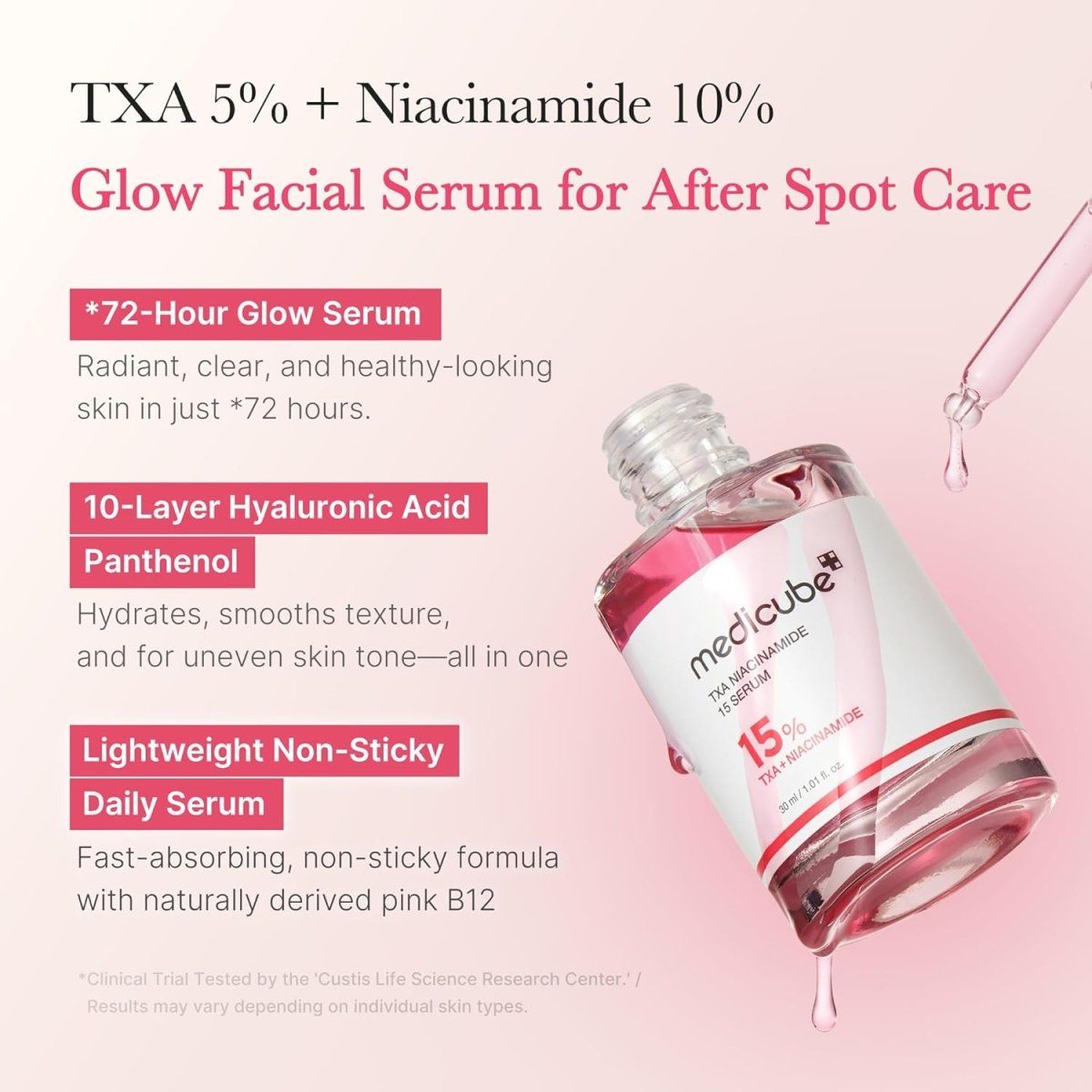 Medicube TXA Niacinamide 15 Serum 30ml Lakinza K-beauty