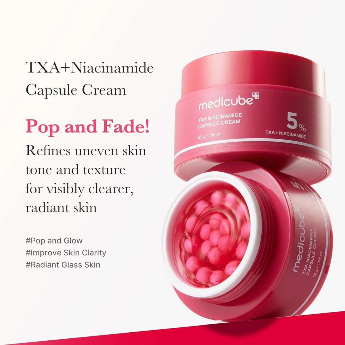 Medicube TXA Niacinamide Capsule Cream 55g Lakinza K-beauty