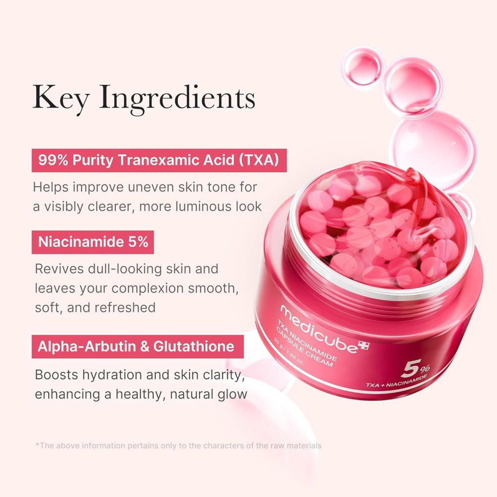 Medicube TXA Niacinamide Capsule Cream 55g | Lakinza K - beauty Canada