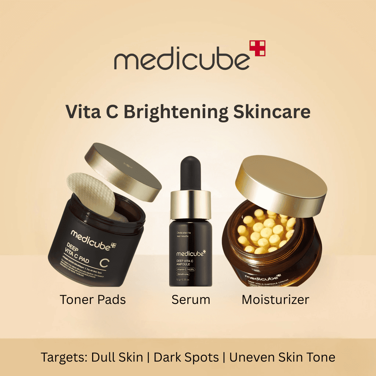 Medicube Vita C Brightening Skincare Set Lakinza K-beauty