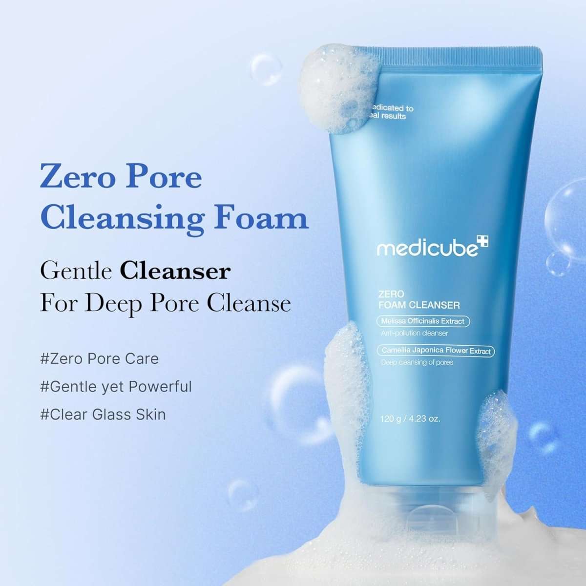 Medicube Zero Foam Cleanser 120g Lakinza K-beauty