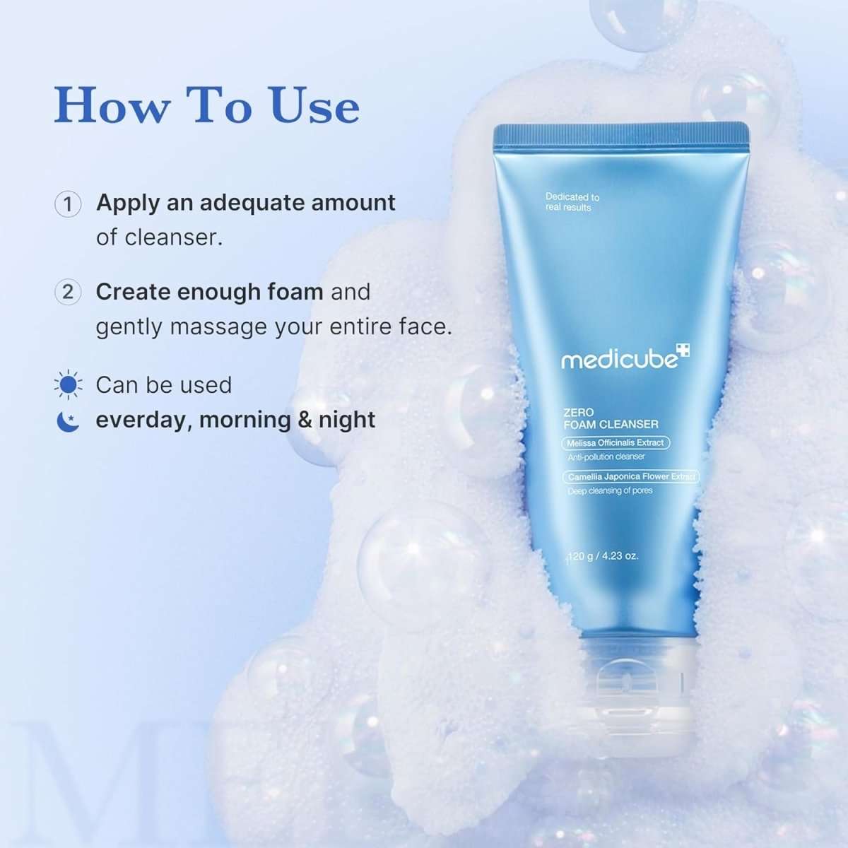 Medicube Zero Foam Cleanser 120g Lakinza K-beauty