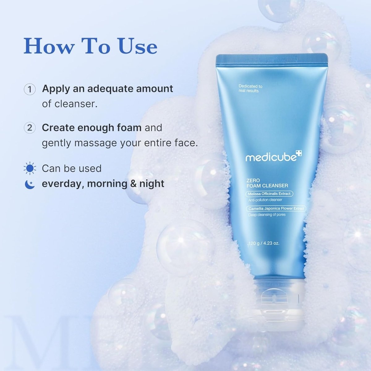 Medicube Zero Foam Cleanser 120g | Lakinza K - beauty Canada