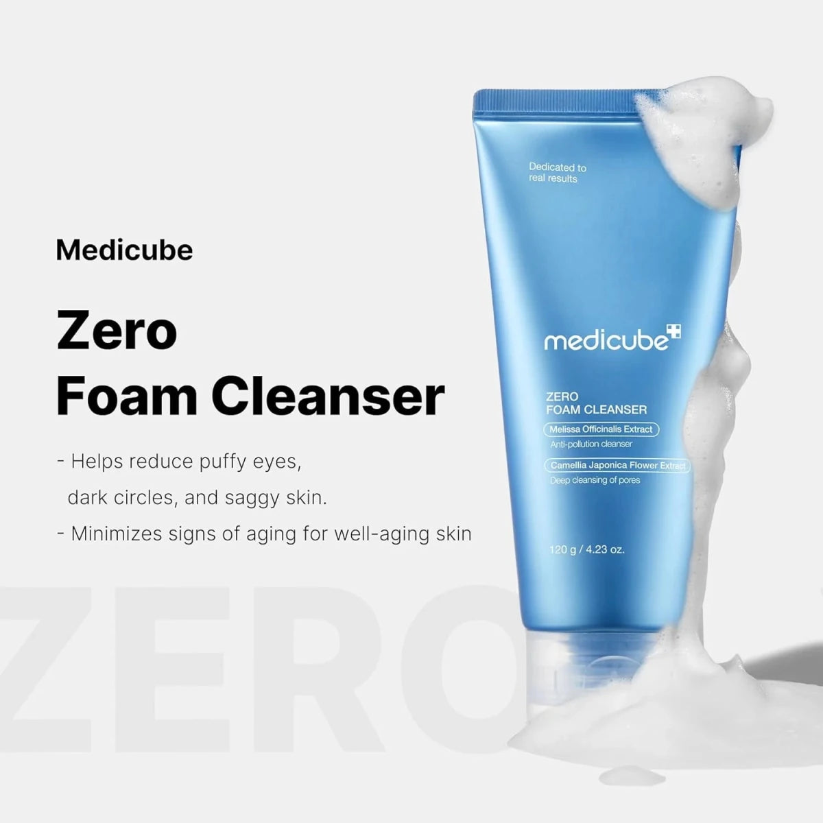 Medicube Zero Foam Cleanser 120g Lakinza K-beauty