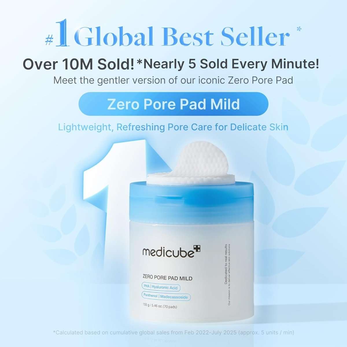 Medicube Zero Pore Pad 155g / 70 pads Lakinza K-beauty