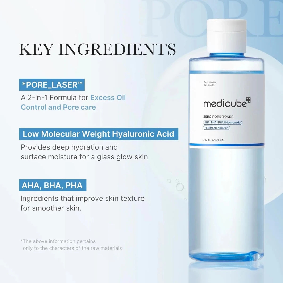 Medicube Zero Pore Toner 250ml Lakinza K-beauty