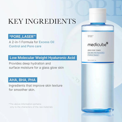 Medicube Zero Pore Toner 250ml | Lakinza K - beauty Canada