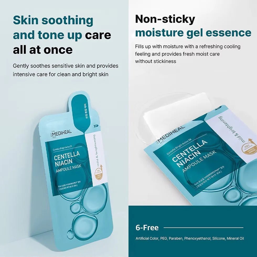 Mediheal Centella Niacin Ampoule Mask 25ml | Lakinza K - beauty Canada