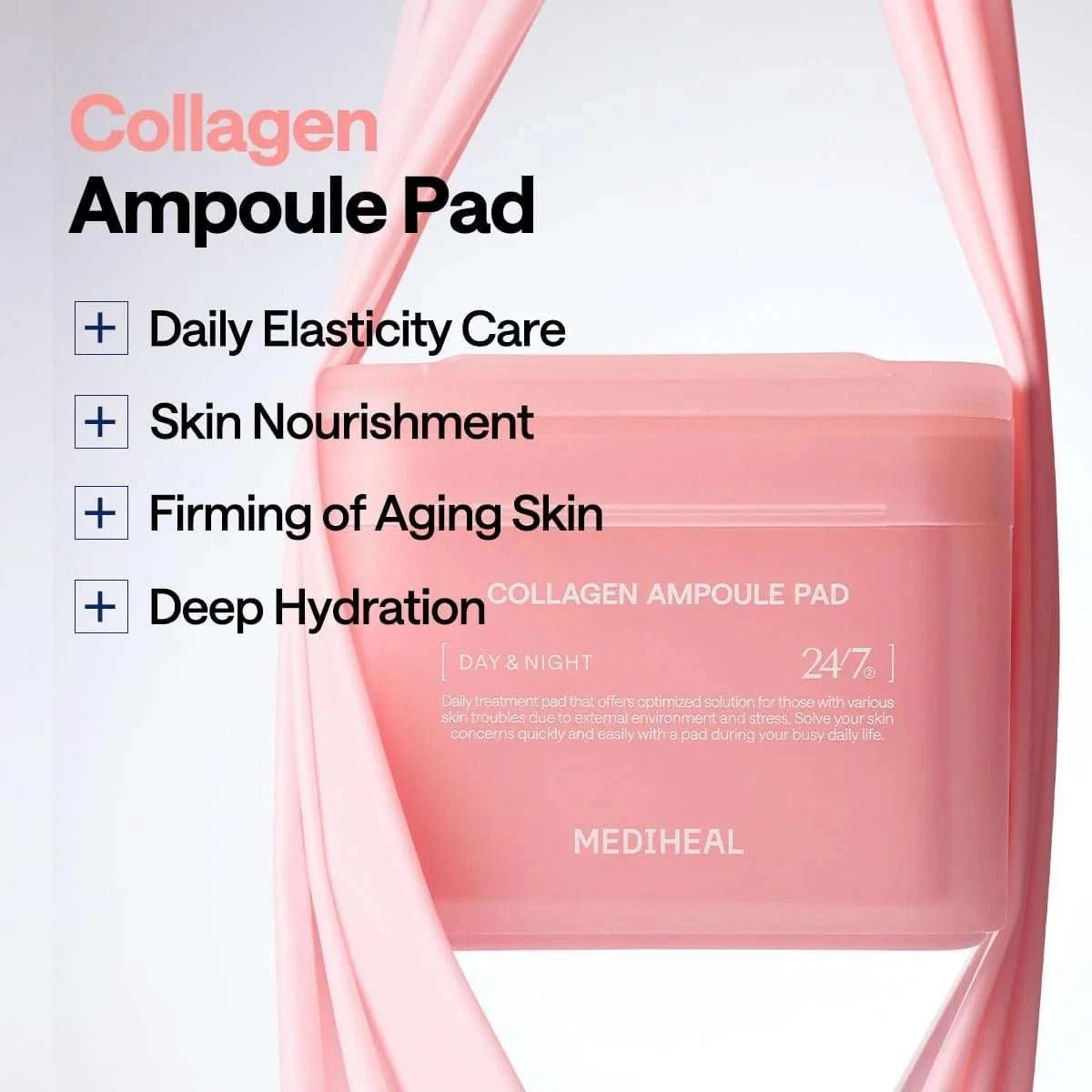 Mediheal Collagen Ampoule Pad 170ml / 100pads Lakinza K-beauty