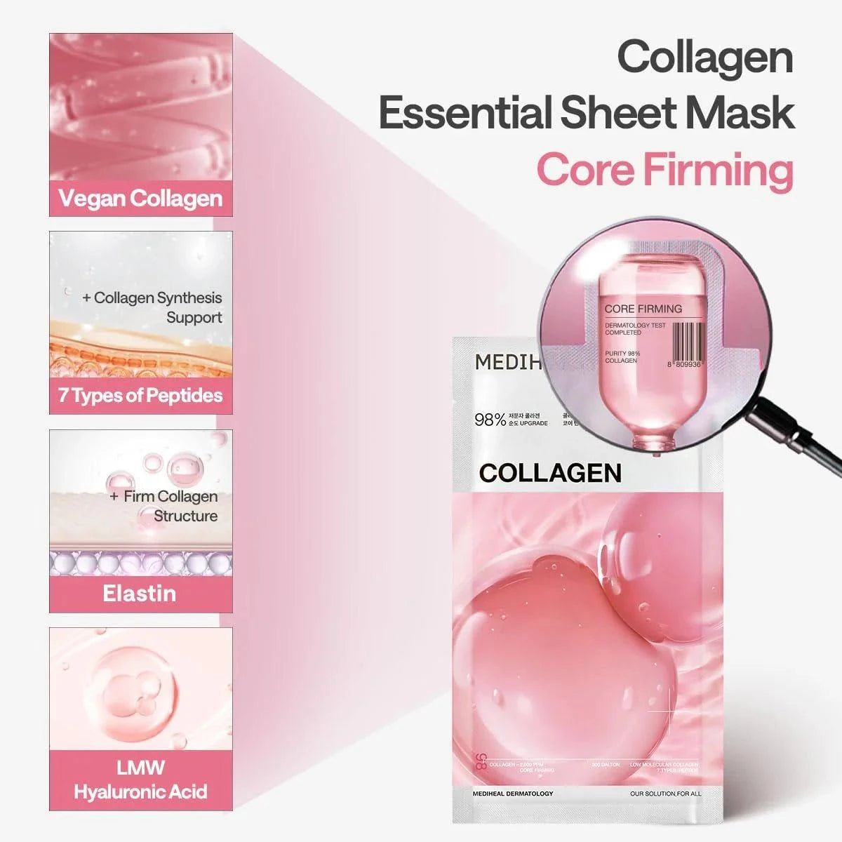 Mediheal Collagen Essential Mask_Core Firming 24ml Lakinza K-beauty