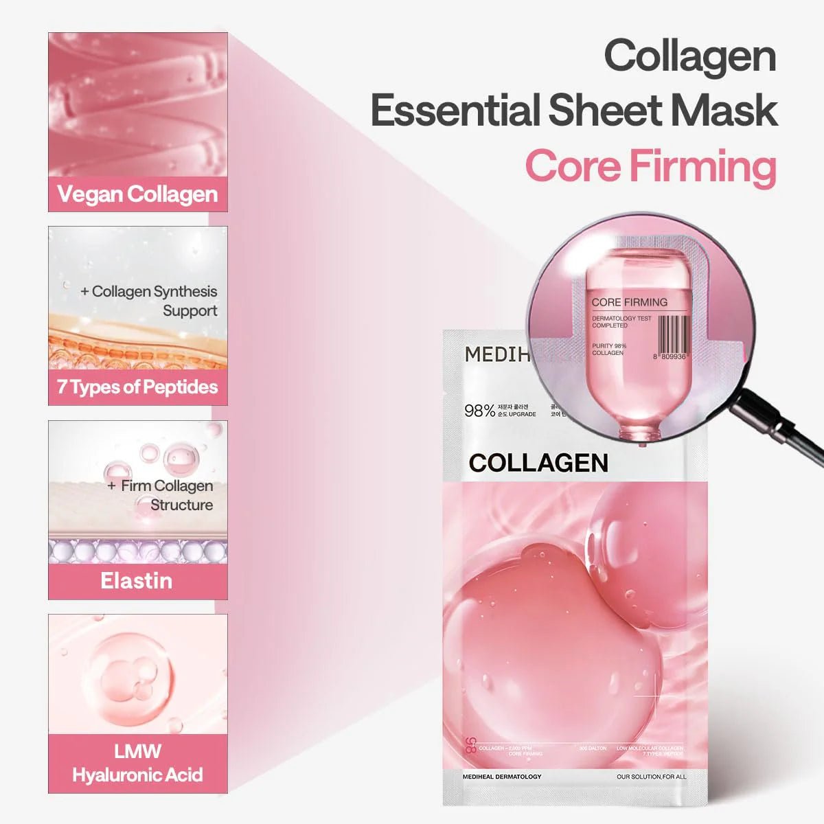 Mediheal Collagen Essential Mask_Core Firming 24ml | Lakinza K - beauty Canada