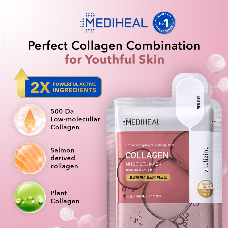 Mediheal Collagen Nude Gel Mask 30ml | Lakinza K - beauty Canada