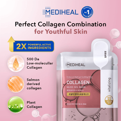Mediheal Collagen Nude Gel Mask 30ml | Lakinza K - beauty Canada