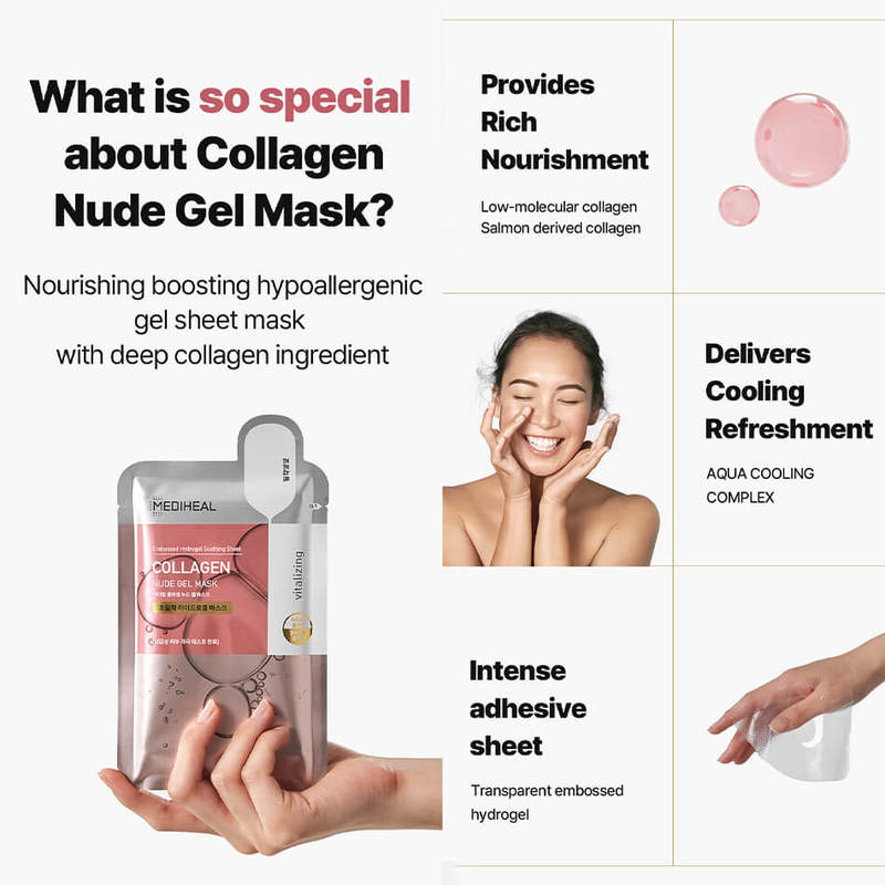 Mediheal Collagen Nude Gel Mask 30ml Lakinza K-beauty
