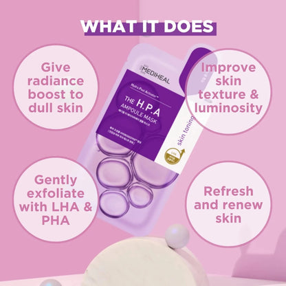 Mediheal Derma Ampoule Mask H.P.A 26ml | Lakinza K - beauty Canada