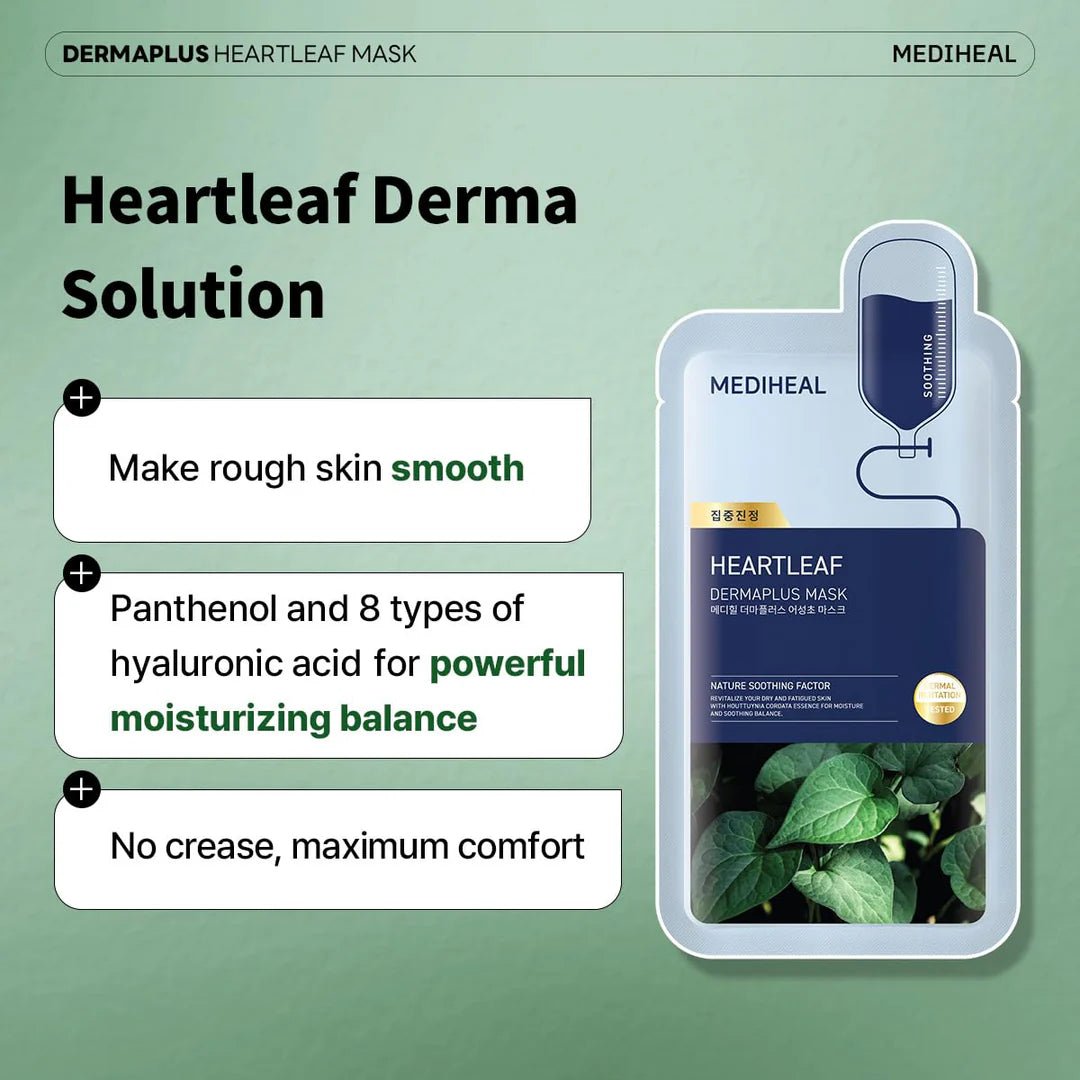 Mediheal Dermaplus Heartleaf Mask 22ml | Lakinza K - beauty Canada