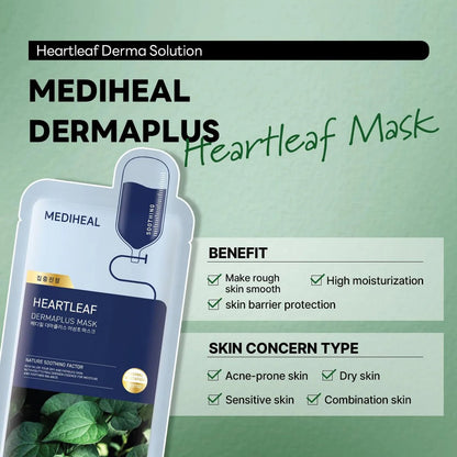 Mediheal Dermaplus Heartleaf Mask 22ml | Lakinza K - beauty Canada
