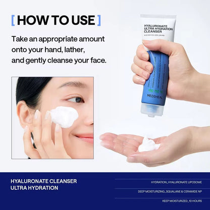 Mediheal Hyaluronate Cleanser_Ultra Hydration 120ml | Lakinza K - beauty Canada