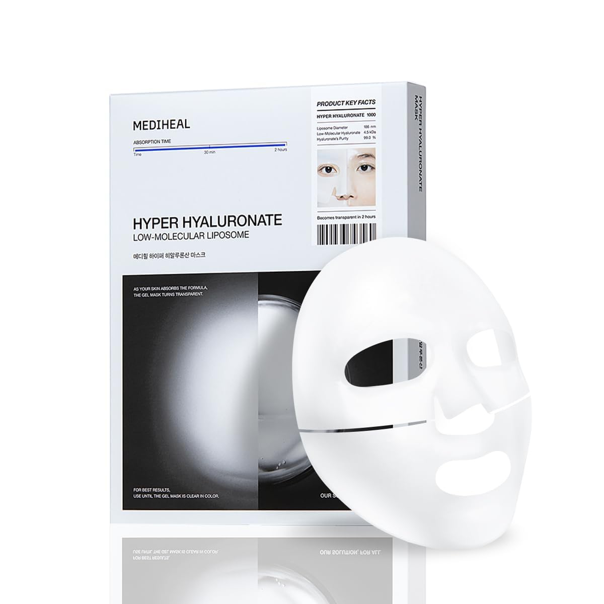 Mediheal Hyper Hyaluronate Mask 34g Lakinza K-beauty