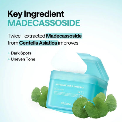 Mediheal Madecassoside Blemish Pad 170ml / 100pads | Lakinza K - beauty Canada