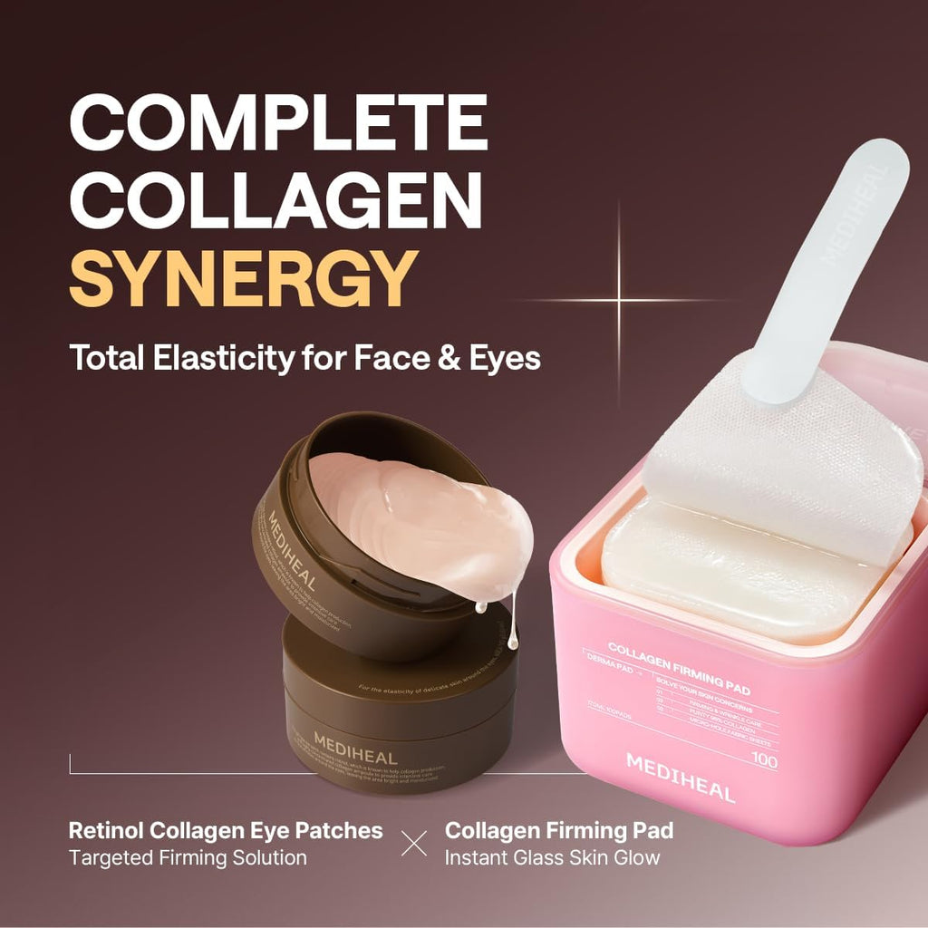 Mediheal Retinol Collagen Eye Ampoule Patch 60pcs | Lakinza K - beauty Canada