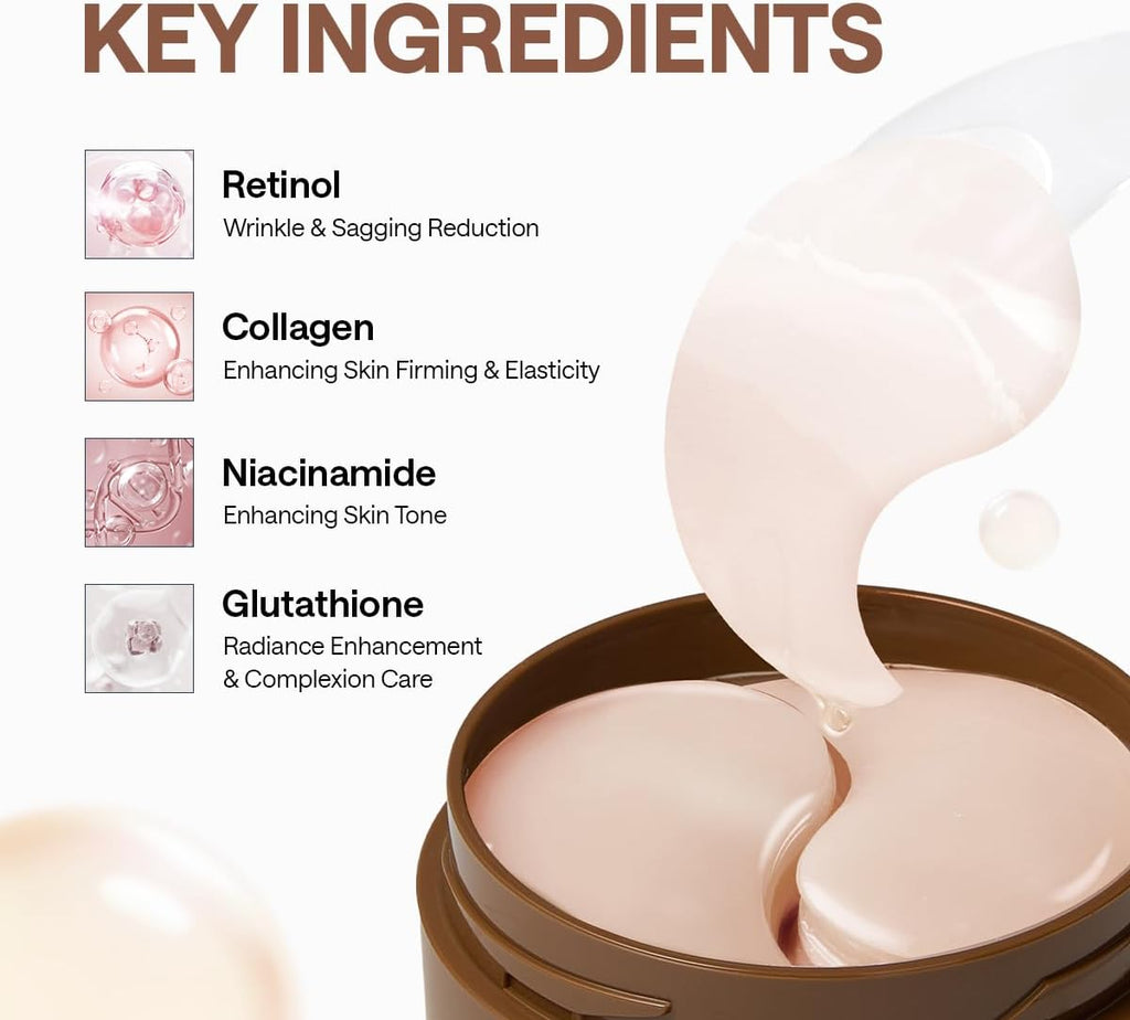 Mediheal Retinol Collagen Eye Ampoule Patch 60pcs | Lakinza K - beauty Canada