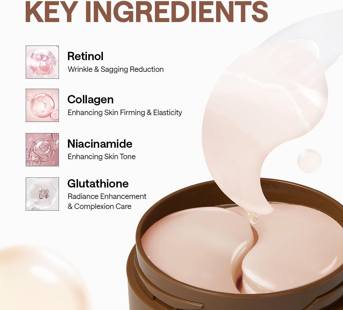 Mediheal Retinol Collagen Eye Ampoule Patch 60pcs | Lakinza K - beauty Canada