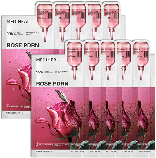 Mediheal Rose PDRN Essential Mask_Healthy Glow 24ml | Lakinza K - beauty Canada