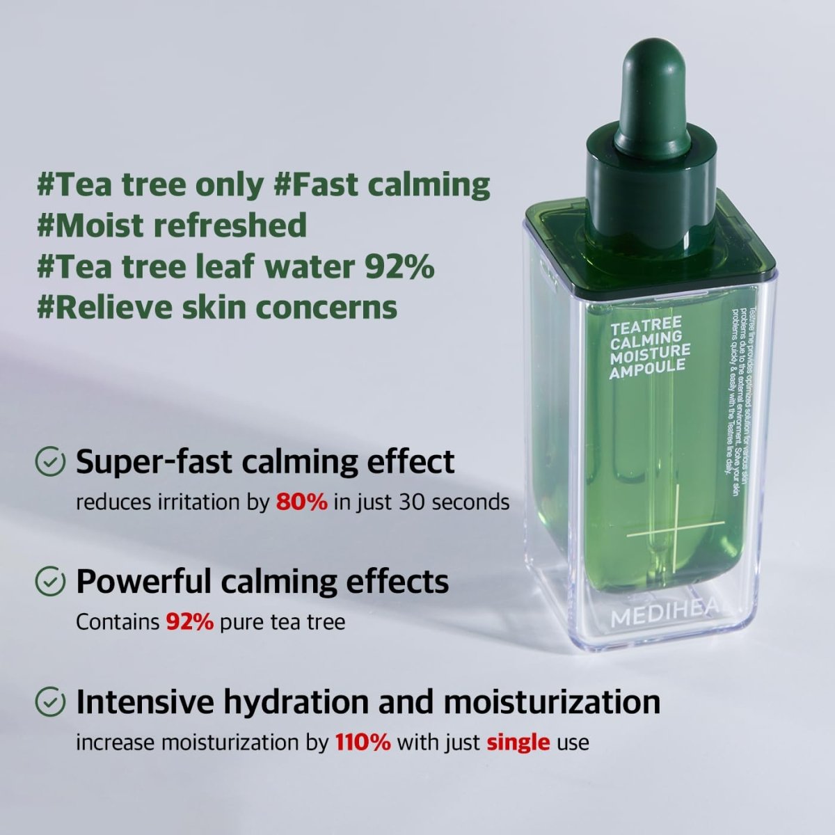 Mediheal Teatree Calming Moisture Ampoule 50ml | Lakinza K - beauty Canada