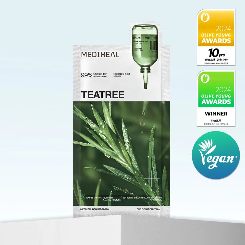 Mediheal Teatree Essential Mask Calming Moisture 24ml Lakinza K-beauty