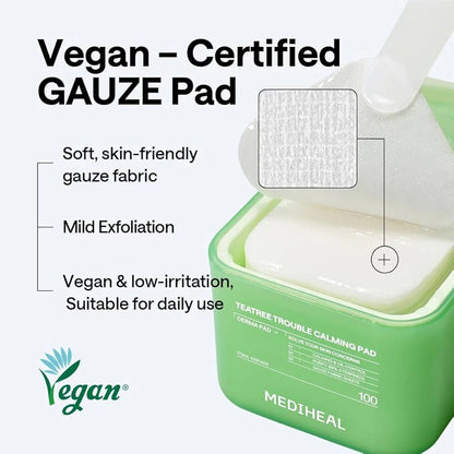 Mediheal Teatree Trouble Pad 170ml / 100pads | Lakinza K - beauty Canada
