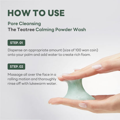 Mediheal The Teatree Calming Powder Wash 50g | Lakinza K - beauty Canada