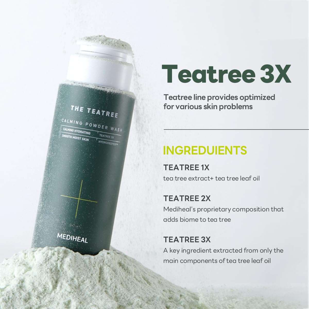 Mediheal The Teatree Calming Powder Wash 50g Lakinza K-beauty