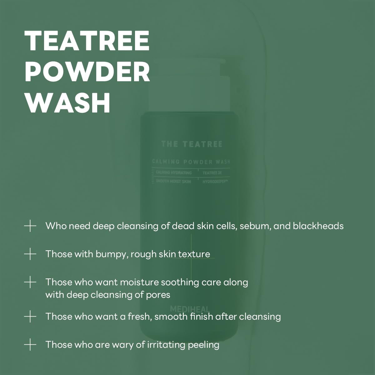 Mediheal The Teatree Calming Powder Wash 50g | Lakinza K - beauty Canada