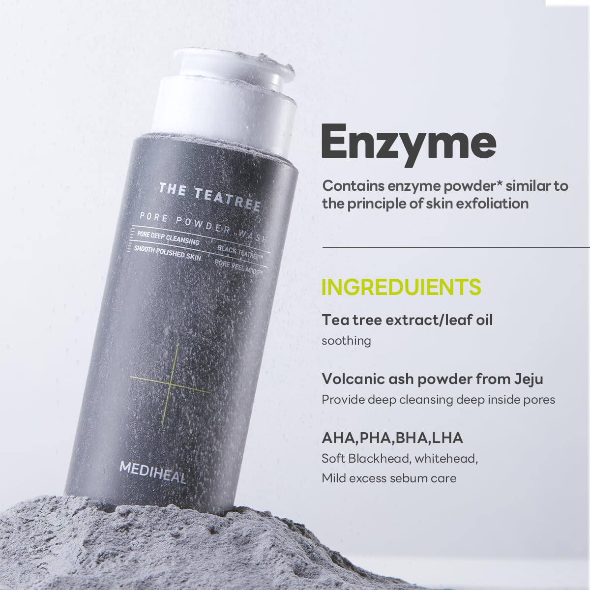 Mediheal The Teatree Pore Powder Wash 50g | Lakinza K - beauty Canada